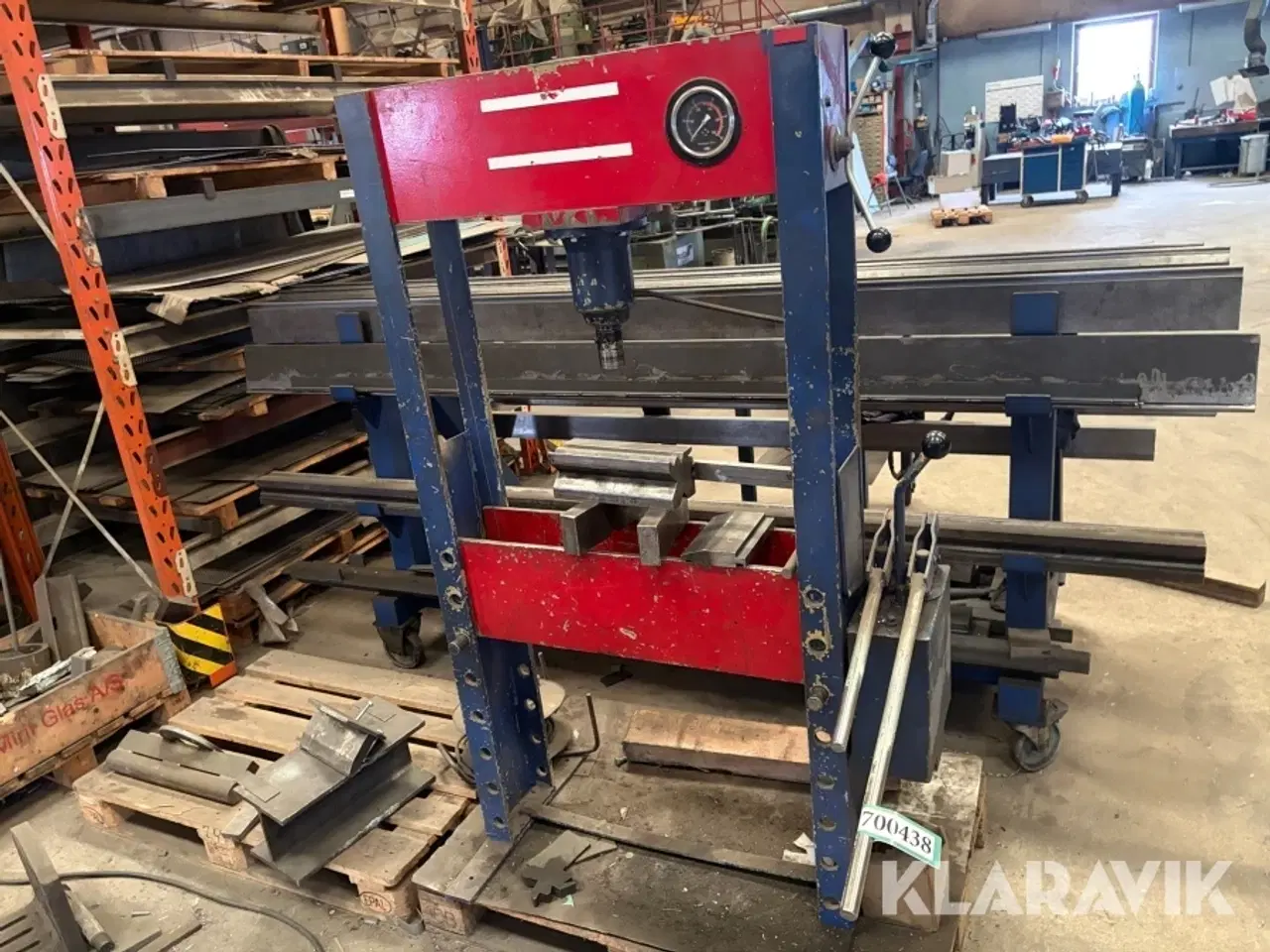 Billede 2 - Hydraulisk værkstedspresse