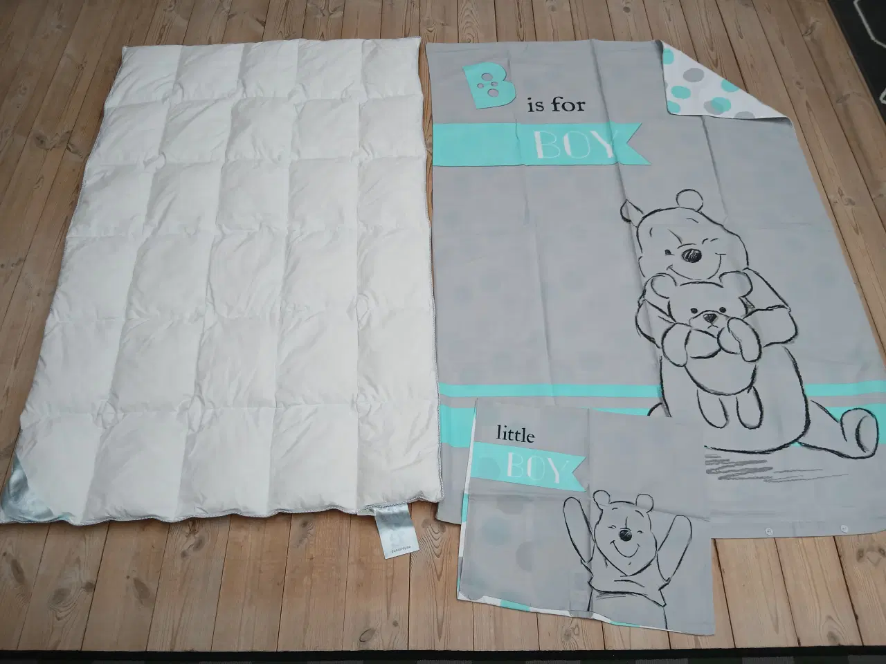 Billede 1 - JUNIOR dyne med andedun - FLOT STAND - SE FOTOS