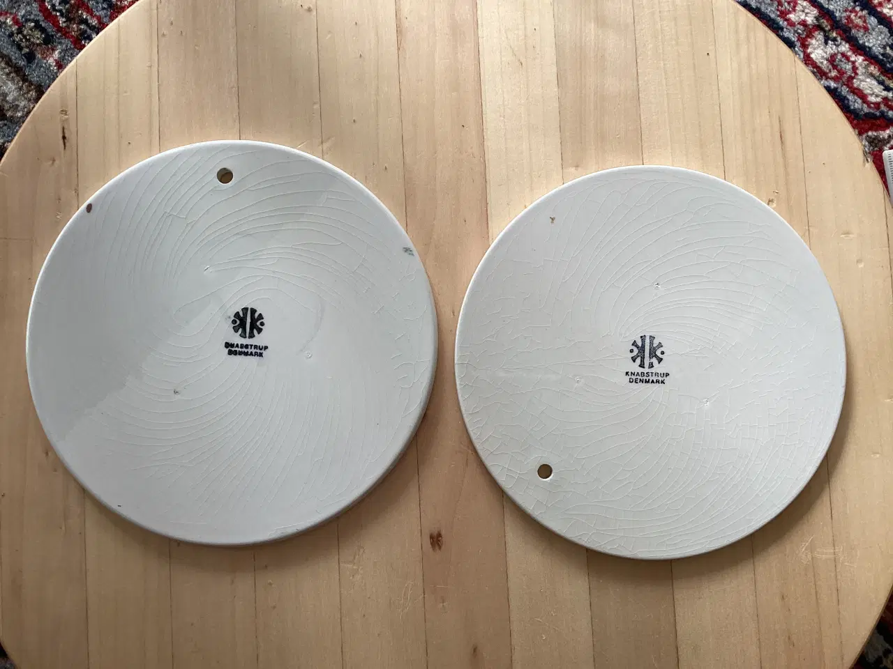 Billede 2 - 2 Storm P platter- Knabstrup keramik