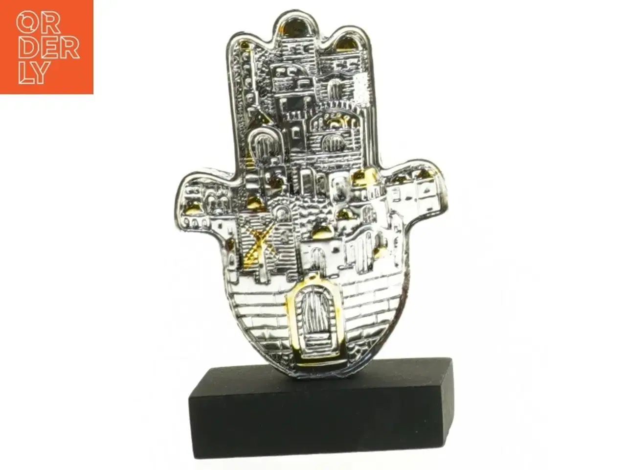 Billede 3 - Dekoration på sokkel fra H.Karshi (str. 14 cm)