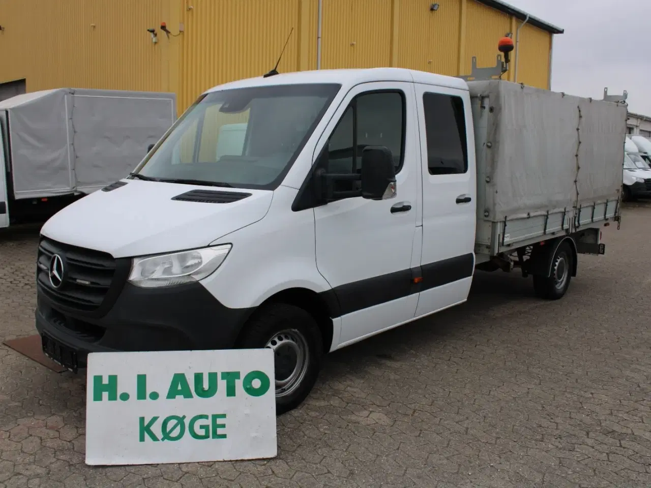 Billede 1 - Mercedes Sprinter 316 2,2 CDi A3 Mandskabsvogn m/lad aut. RWD