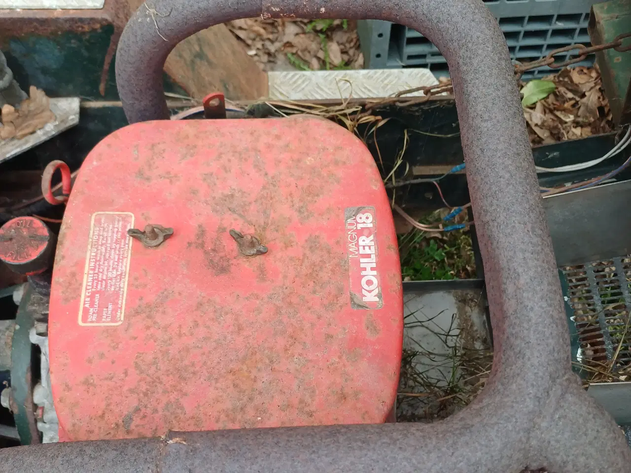 Billede 7 - Have traktor /stald fodermaskine.        