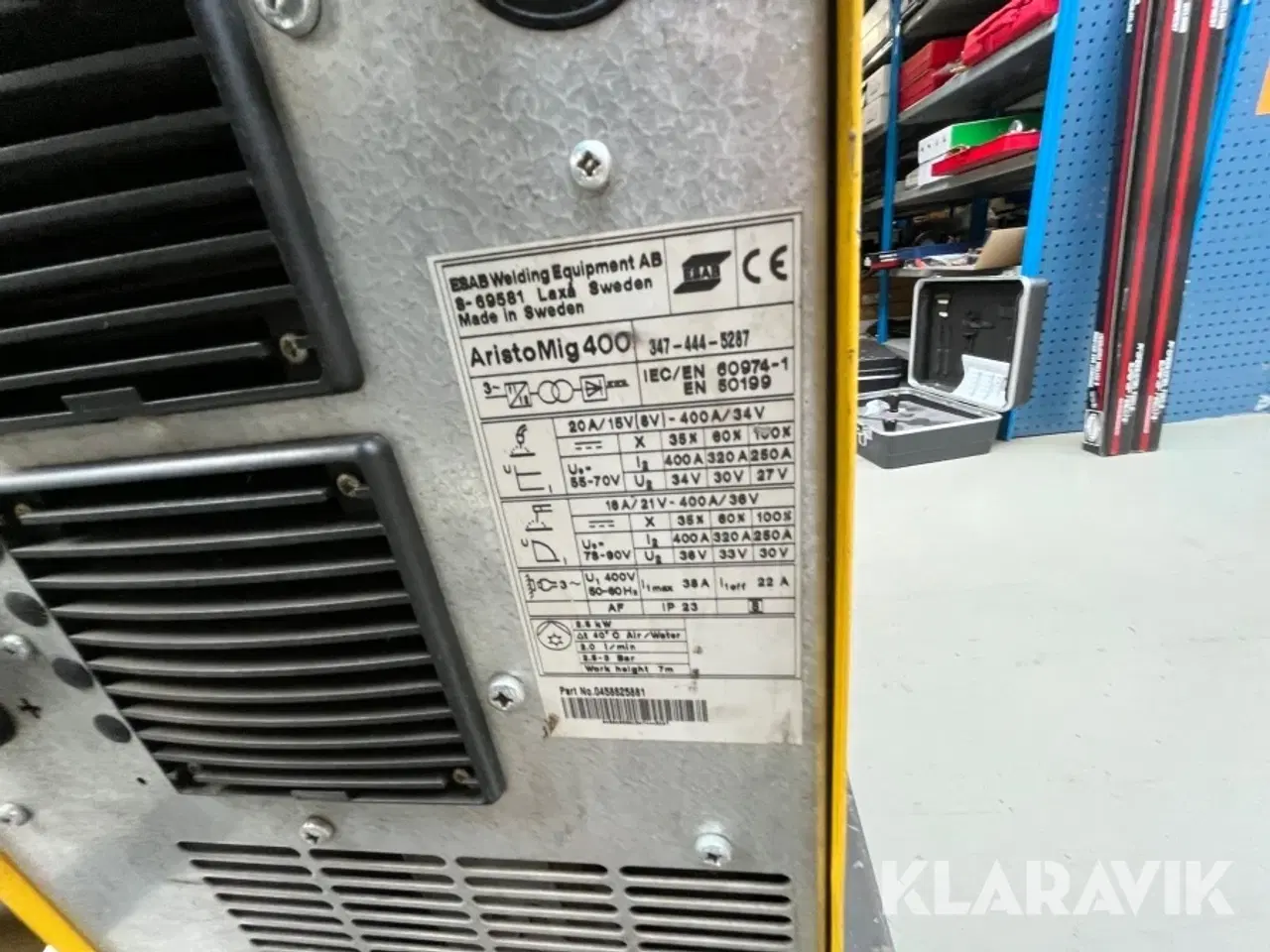 Billede 5 - Svejsemaskine ESAB AristoMig400