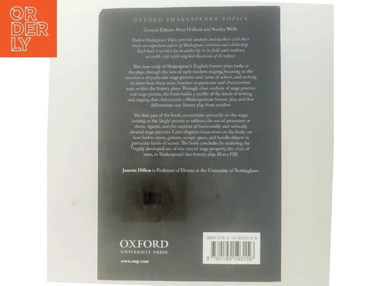 Billede 3 - Shakespeare and the staging of English history af Janette Dillon (1953-) (Bog)
