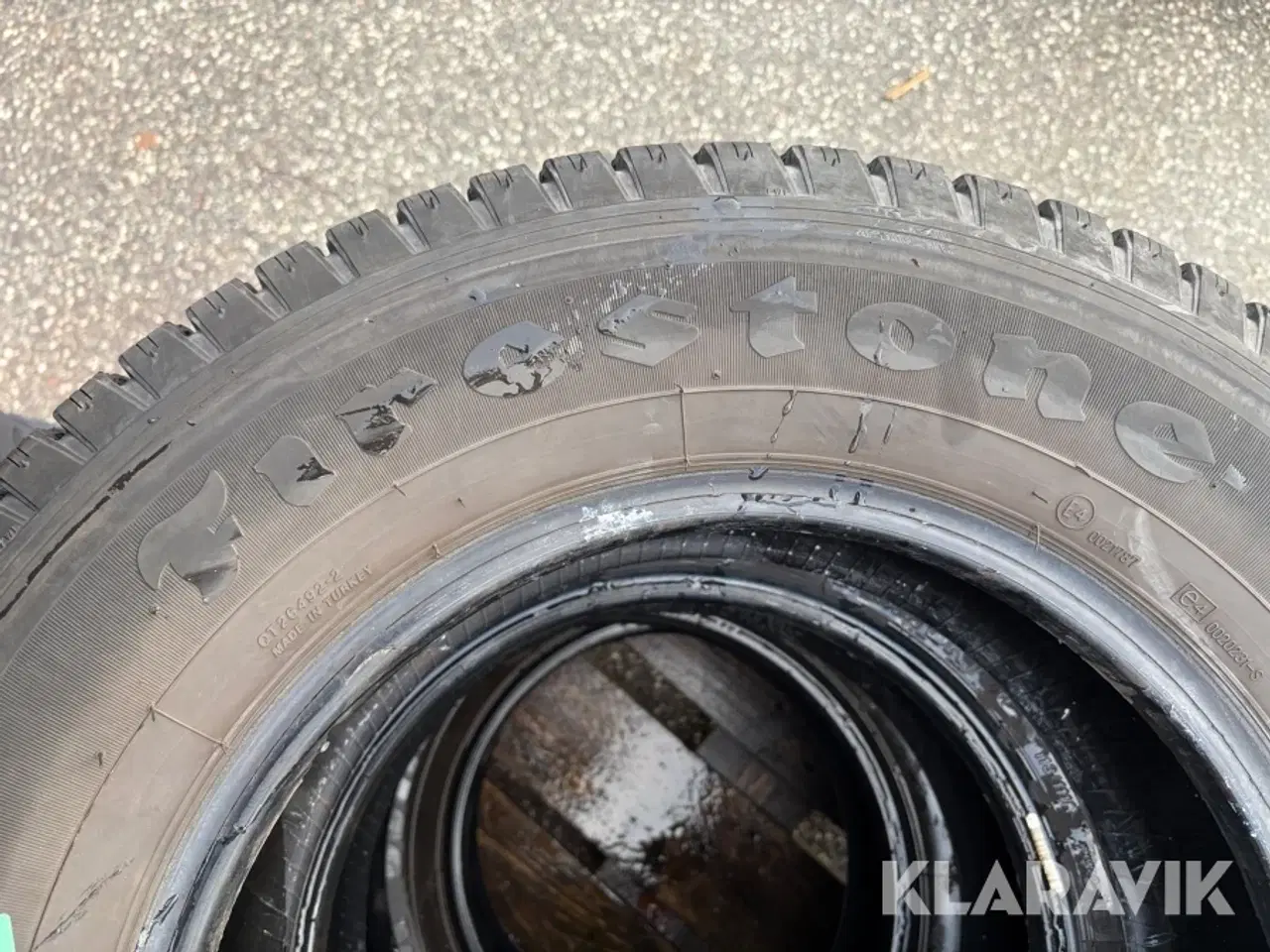 Billede 3 - Vinterdæk uden korrekt mærkning Firestone Vanhawk Winther