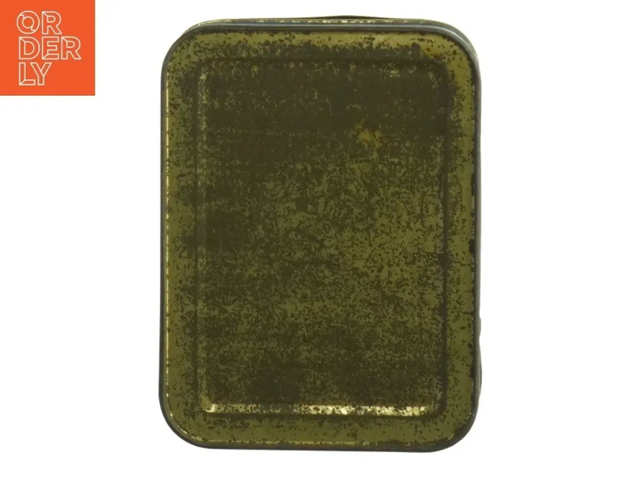 Billede 4 - Gele Shag , Louis Dobbelmann, København, gammel tobaks æske. Vintage metaldåse (str. 16 x 12 cm)