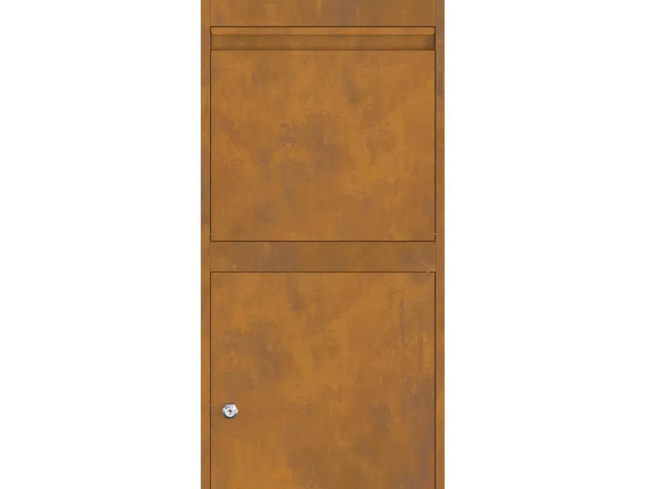 Billede 6 - Pakke drop boks Rusten 41 x 38 x 103 cm Forvitret stål