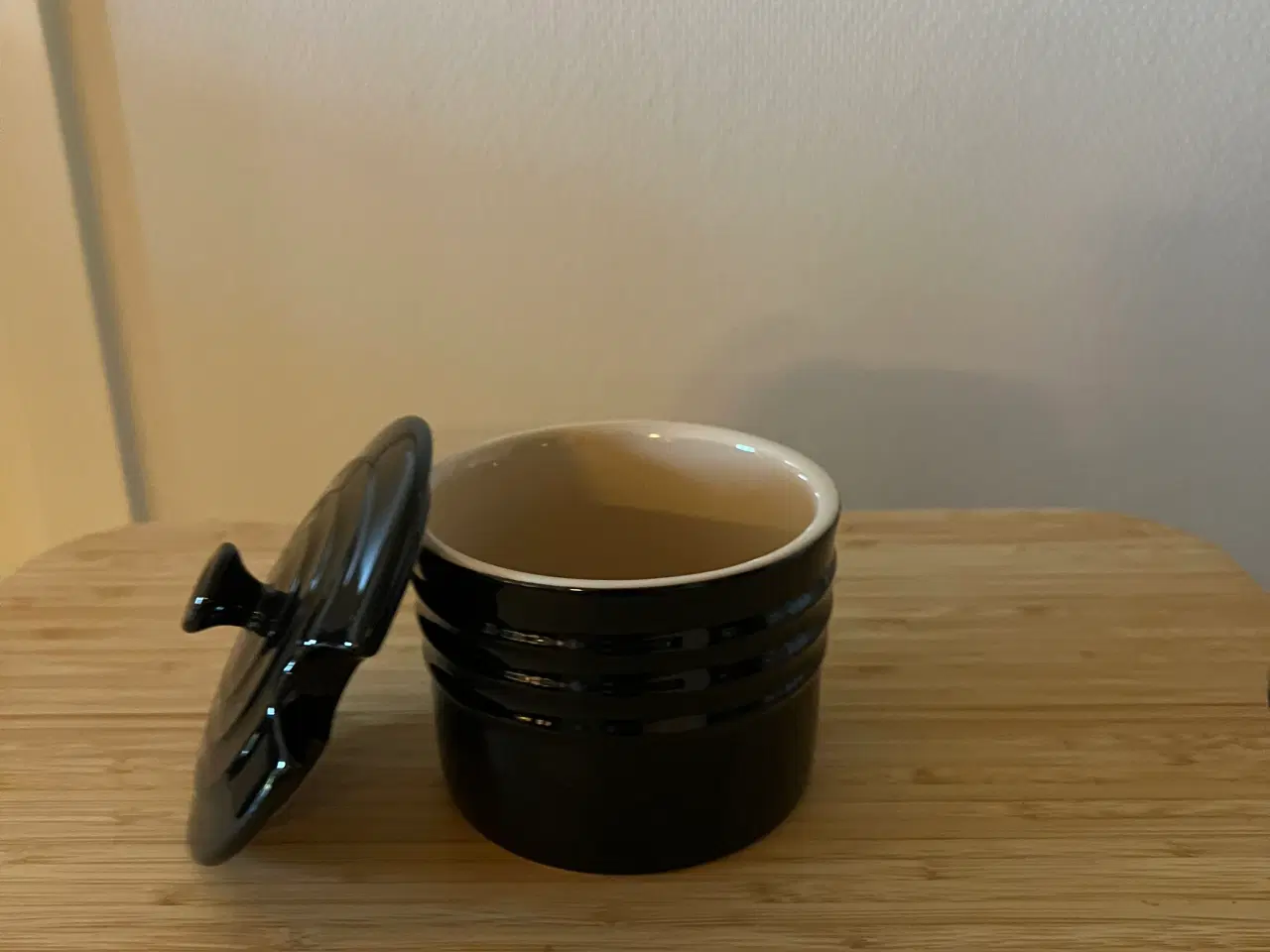 Billede 1 - Le Creuset saltkar sort