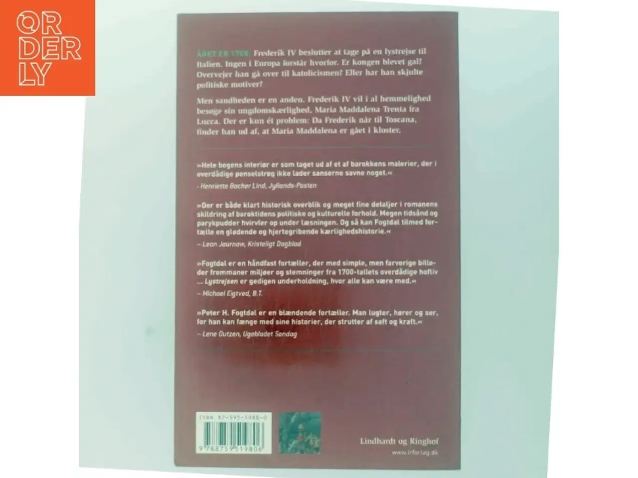 Billede 3 - Lystrejsen : roman af Peter Fogtdal (Bog)