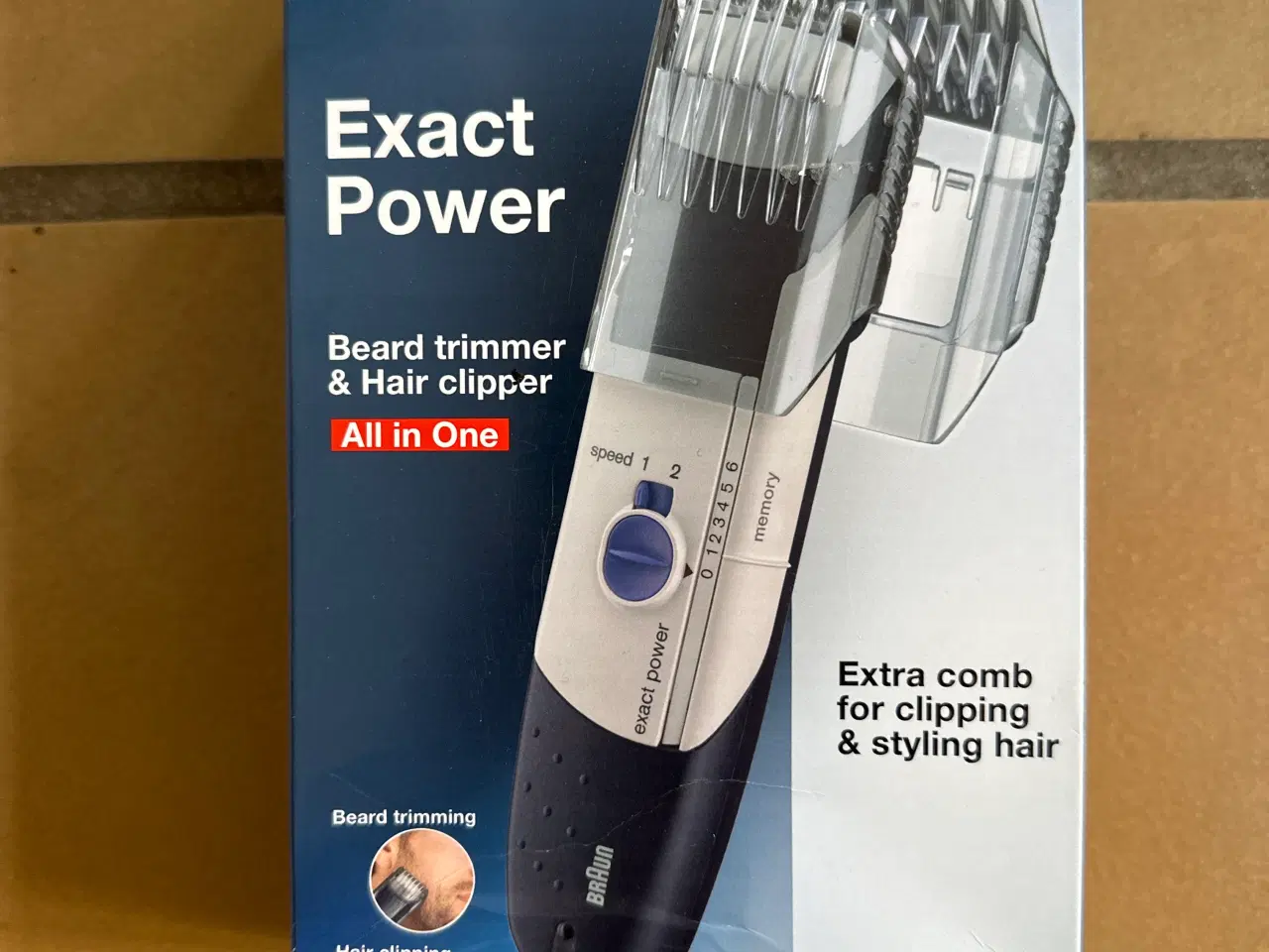Billede 1 - Braun Exact Power hår og skæg trimmer