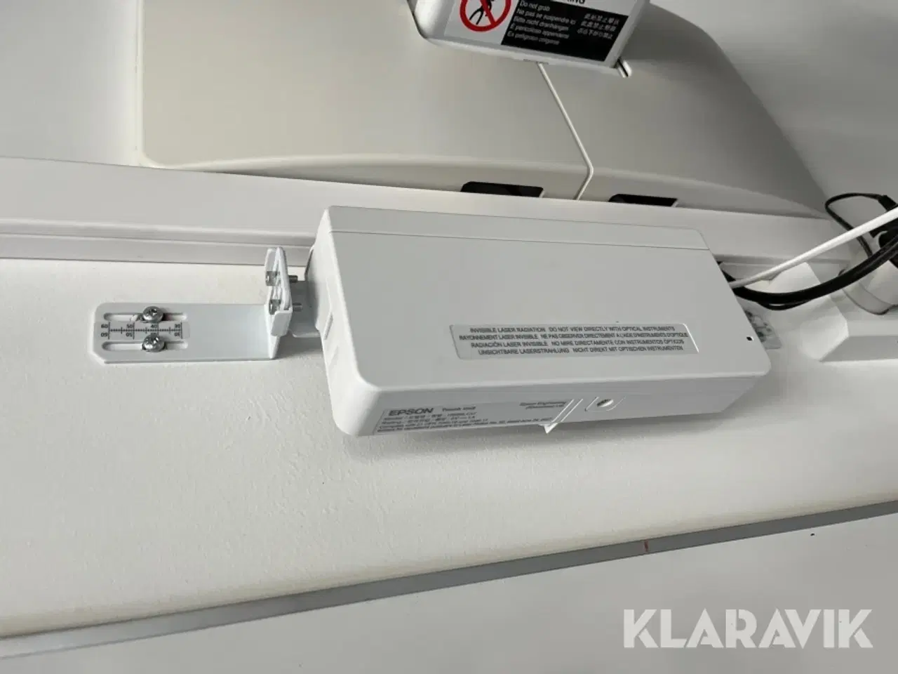 Billede 4 - Projector Epson EB-595Wi med whitebordtavle og højtaler