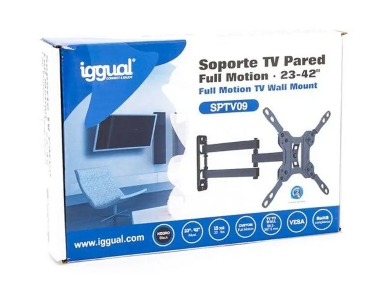 Billede 2 - TV-holder iggual SPTV09 IGG314562 23"-42" 23"