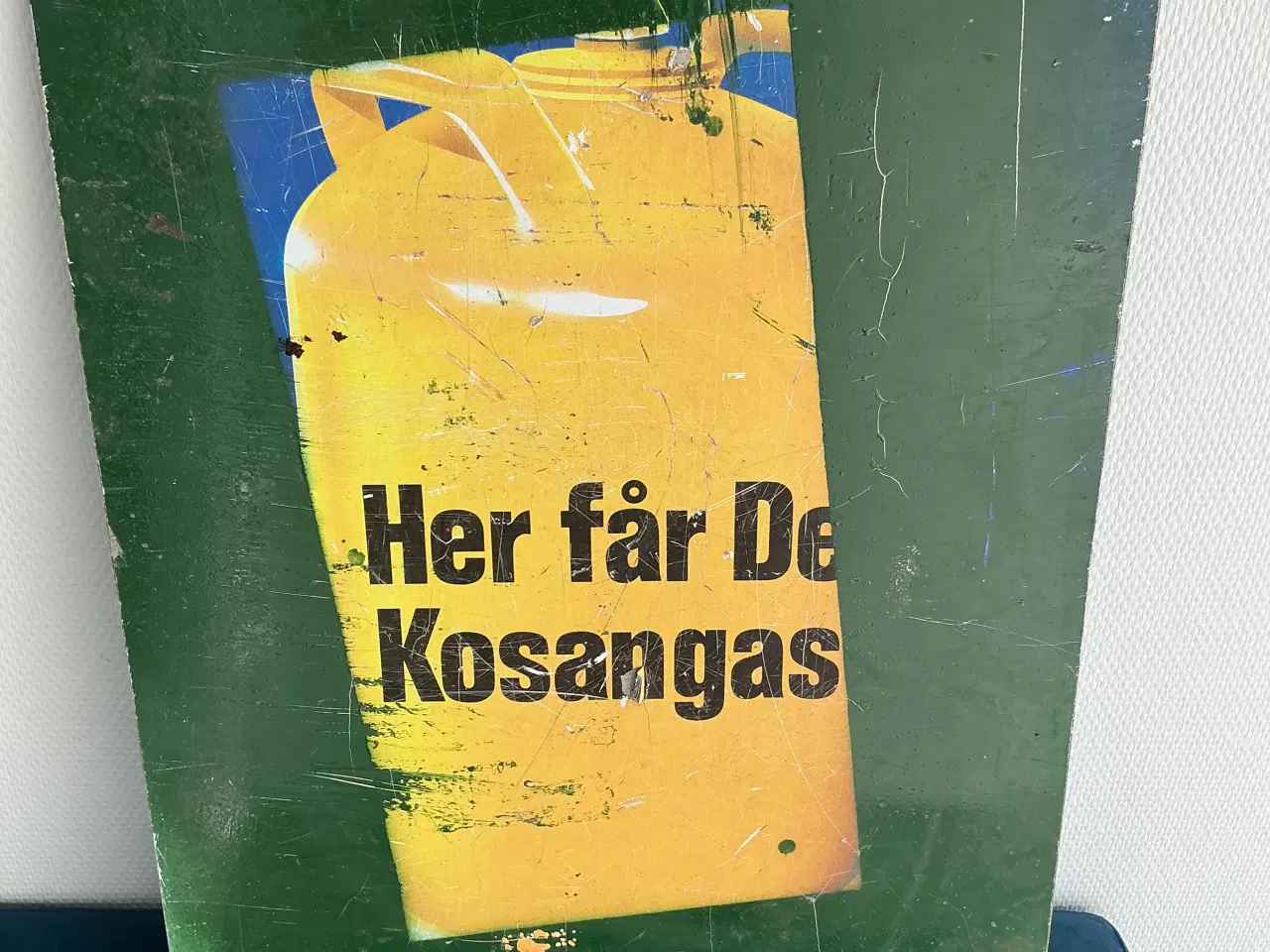 Billede 5 - Metalskilt kosngas 