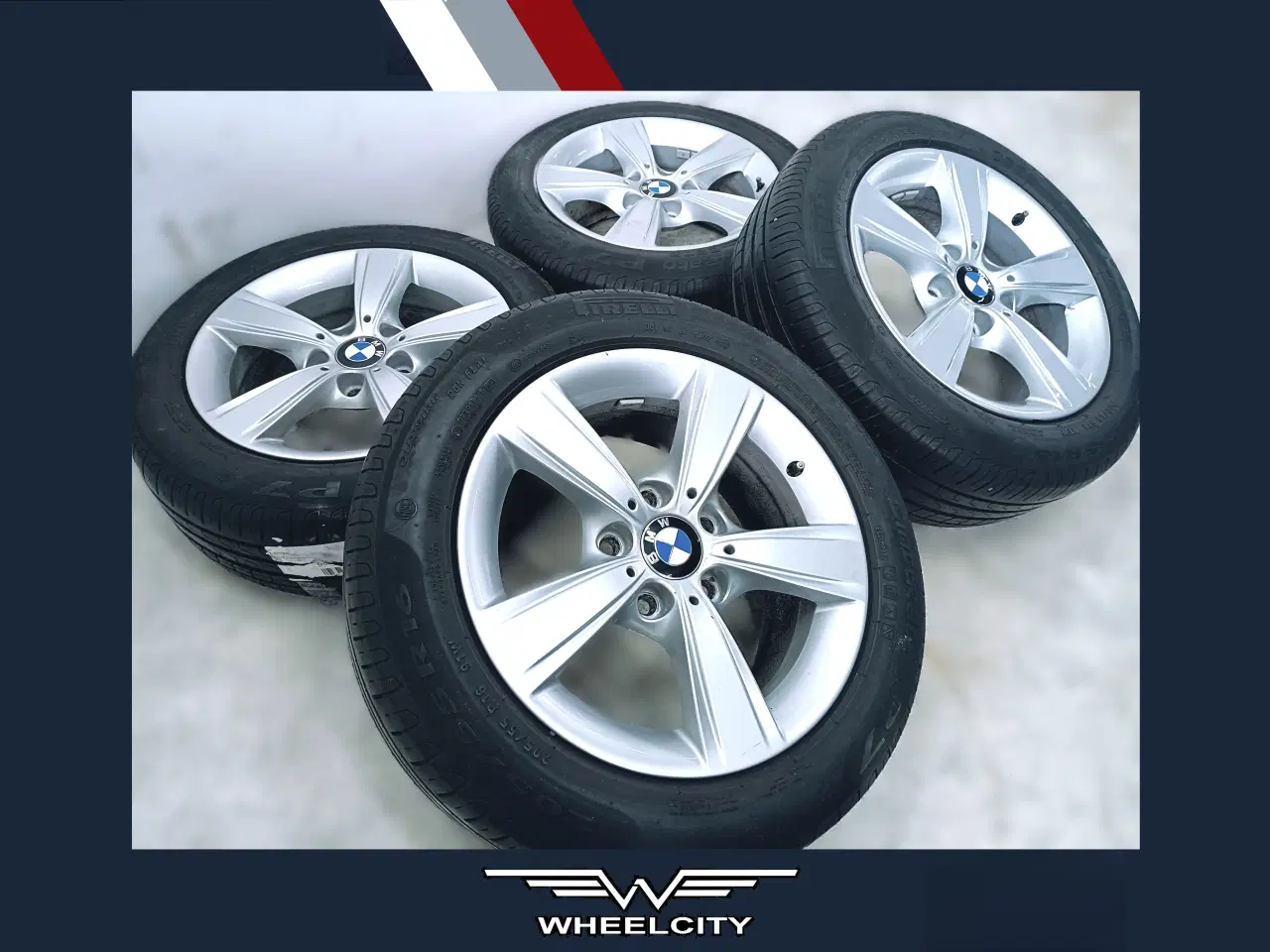 Billede 1 - 5x120 16" ET40 nav 72,6ø BMW sommersæt inkl.TPMS