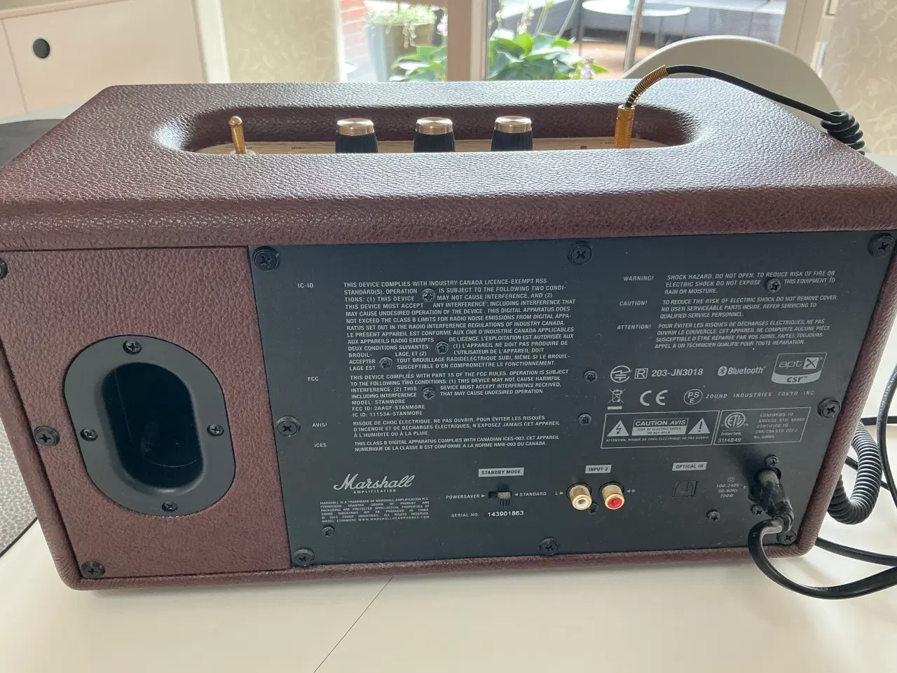 Billede 2 - Marshall - Stanmore højtaler med bluetooth 