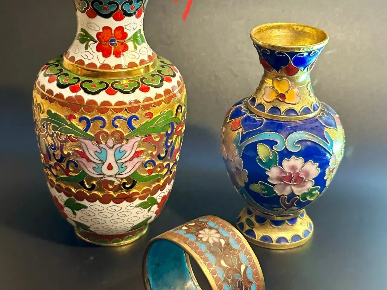 Billede 1 - Vintage CLOISONNE genstande sælges. Læs beskrivels