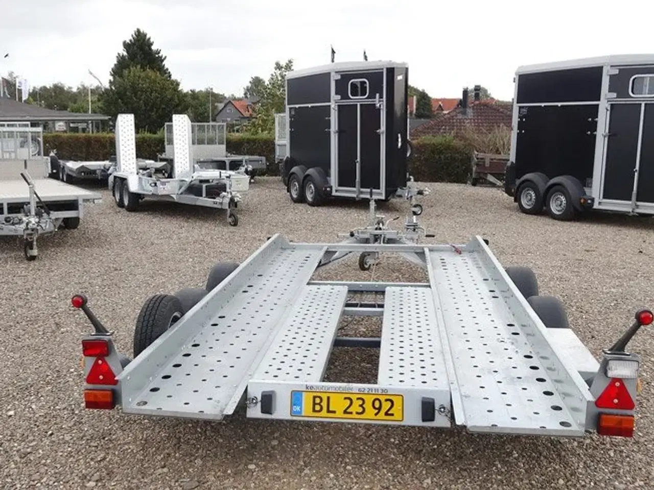 Billede 1 - KØBES Autotrailer til lille bil GERNE sænketrailer