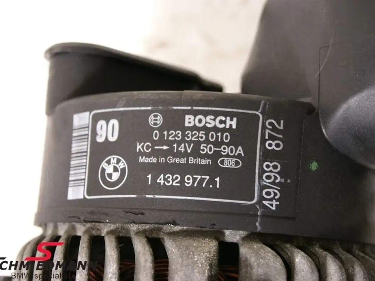 Billede 3 - Generator 90A B12317501687 BMW E46 E39 Z3 X5 (E53)