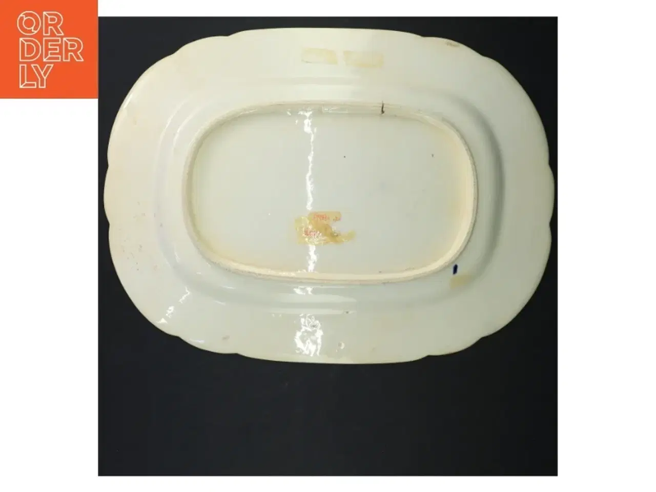 Billede 4 - Antikt japansk unikt Porcelænsfad (str. 36 x 27 cm)