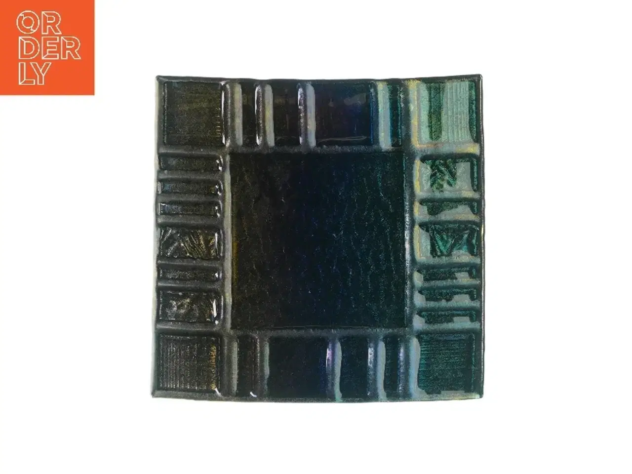 Billede 1 - Dekorativt fad  (str. LB: 26,5x27cm)