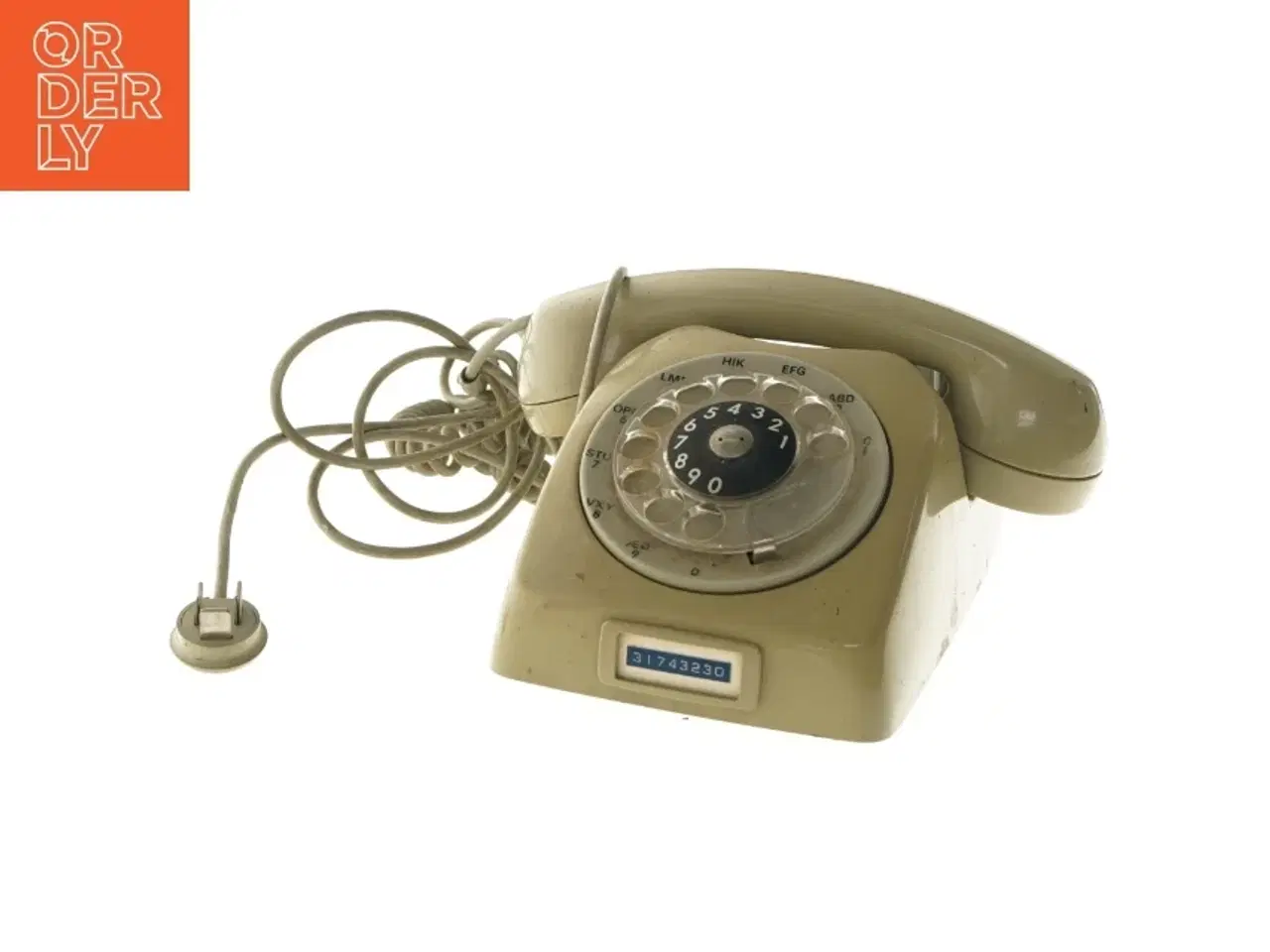 Billede 1 - Vintage drejeskivetelefon (str. 21 cm)