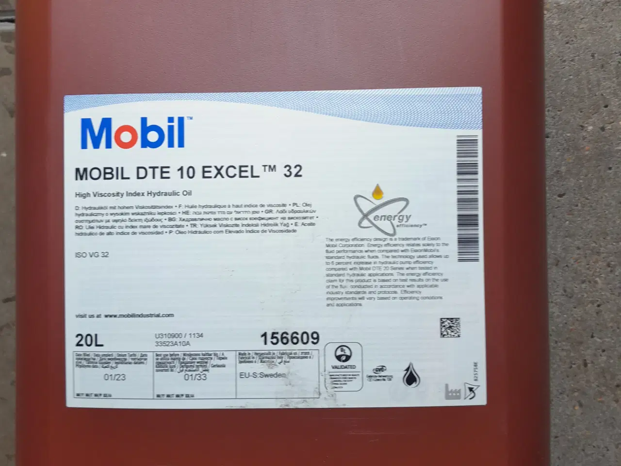 Billede 2 -  Hydralikolie Mobil dte 10 excel 32