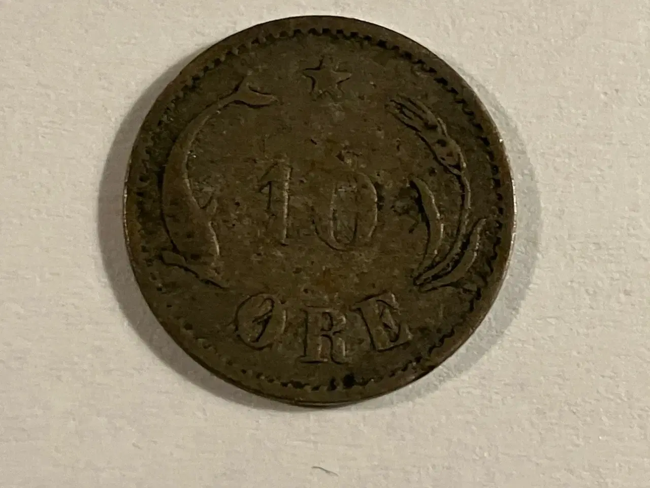 Billede 1 - 10 Øre 1884 Danmark