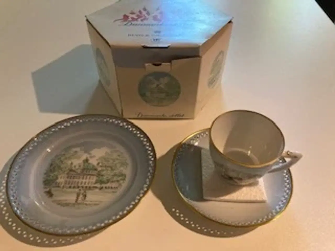 Billede 1 - Kaffekop + underkop + tallerken fra B&G's Danmarks