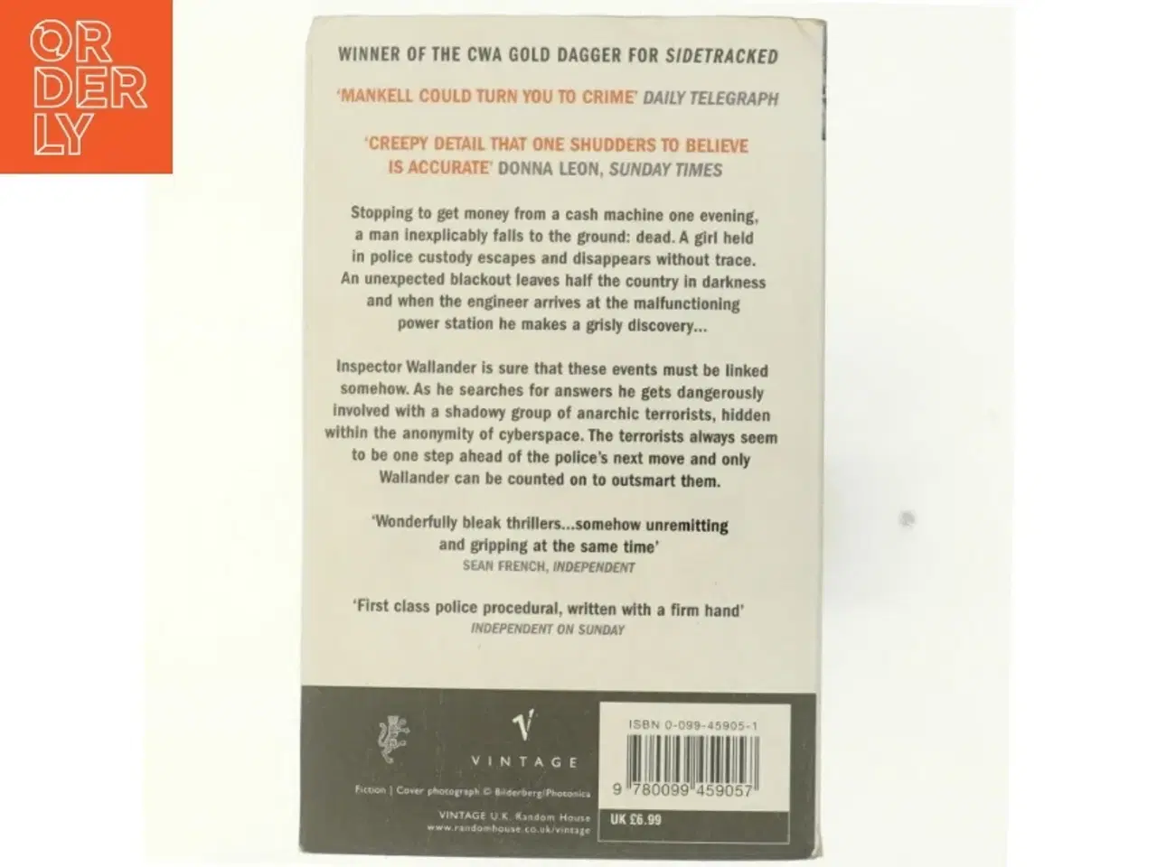 Billede 3 - Firewall af Henning Mankell (Bog)