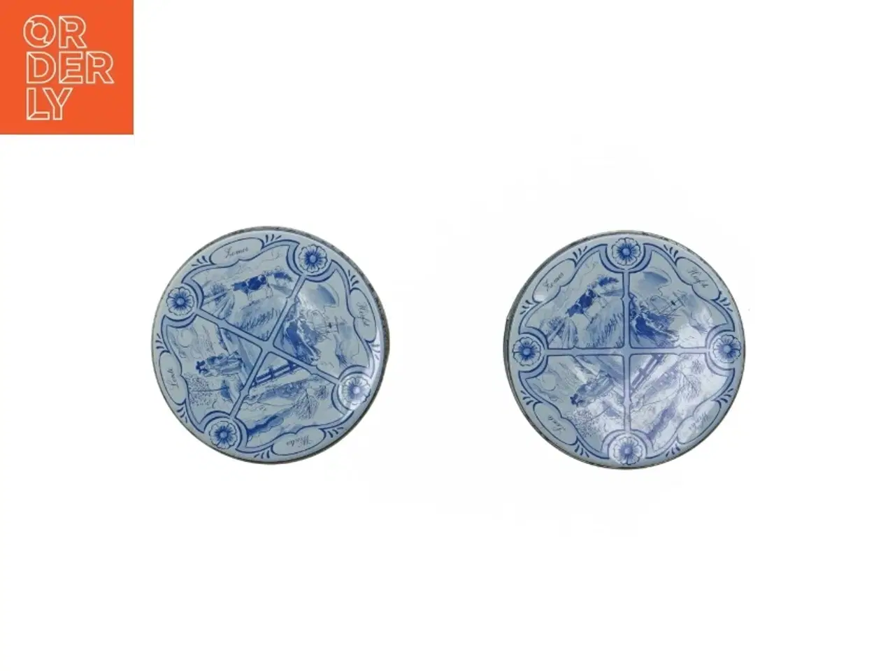 Billede 3 - Hollandske Daelmanns Stroopwafel metaldåser (str. Ø. 10 cm længde. 10 cm)