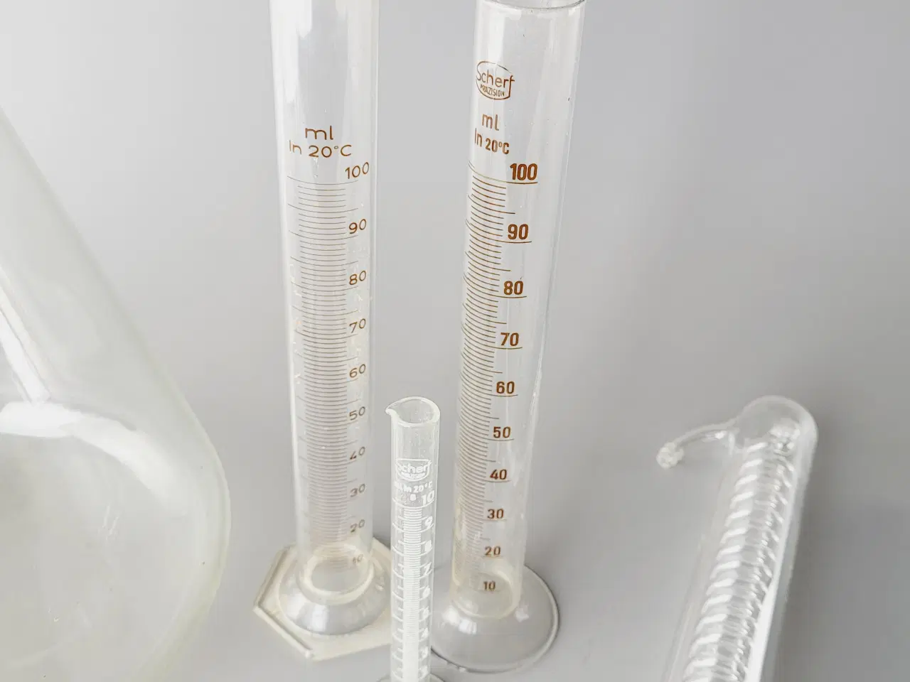 Billede 7 - ⭐️- Stort laboratoriesæt m. 5L Pyrex kolbe, glaskø