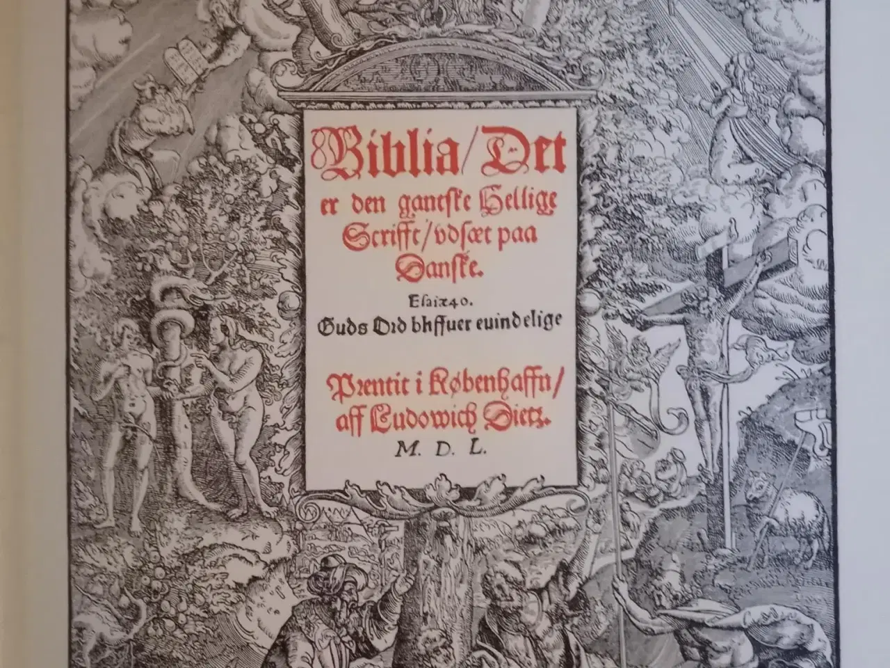 Billede 6 - En stor billedbibel, 6341 g, 10cm, H,33 cm, B 35cm