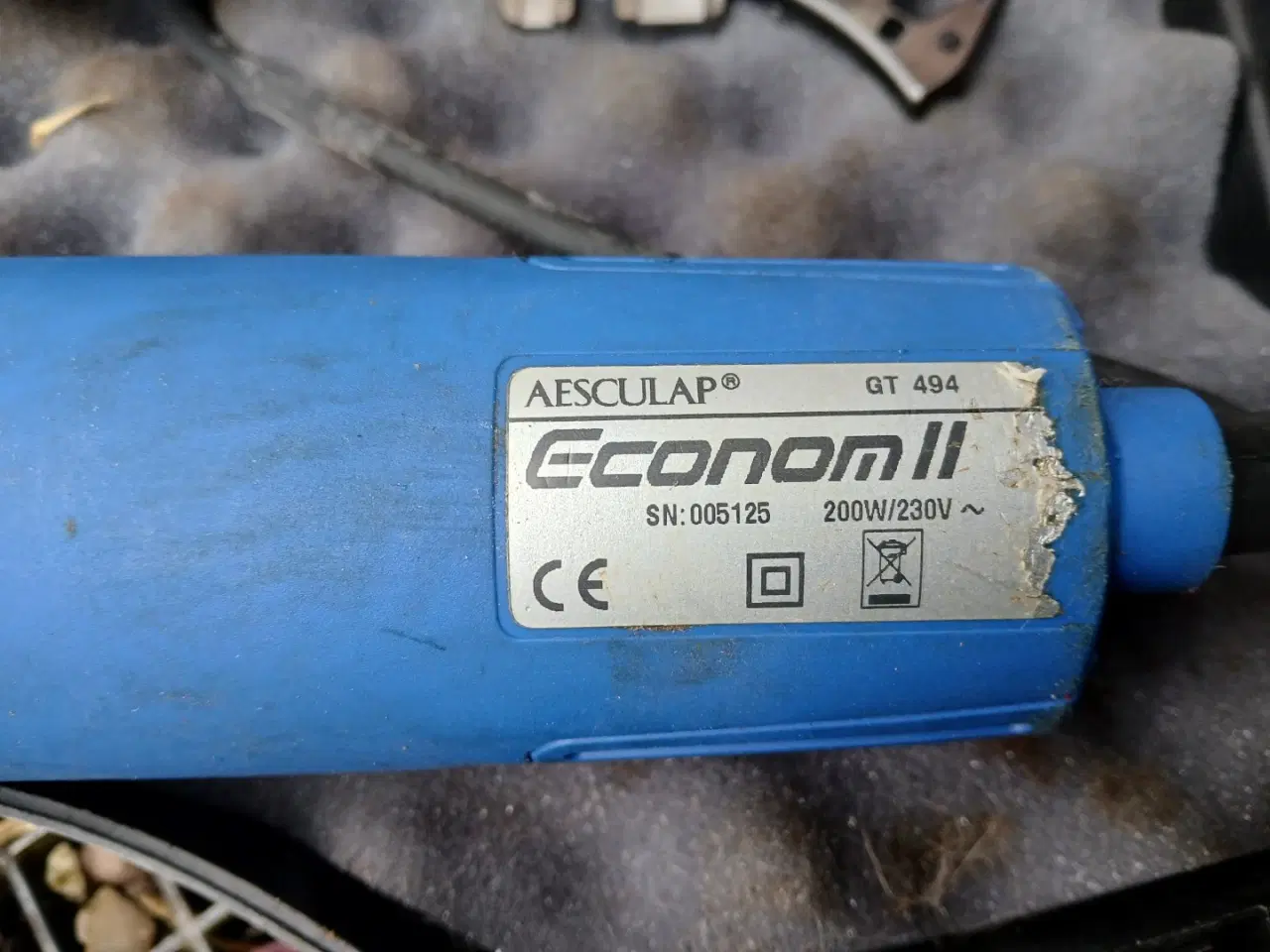 Billede 2 - Aesculap Econom2 elektrisk Fåreklipper m. Tilbehør