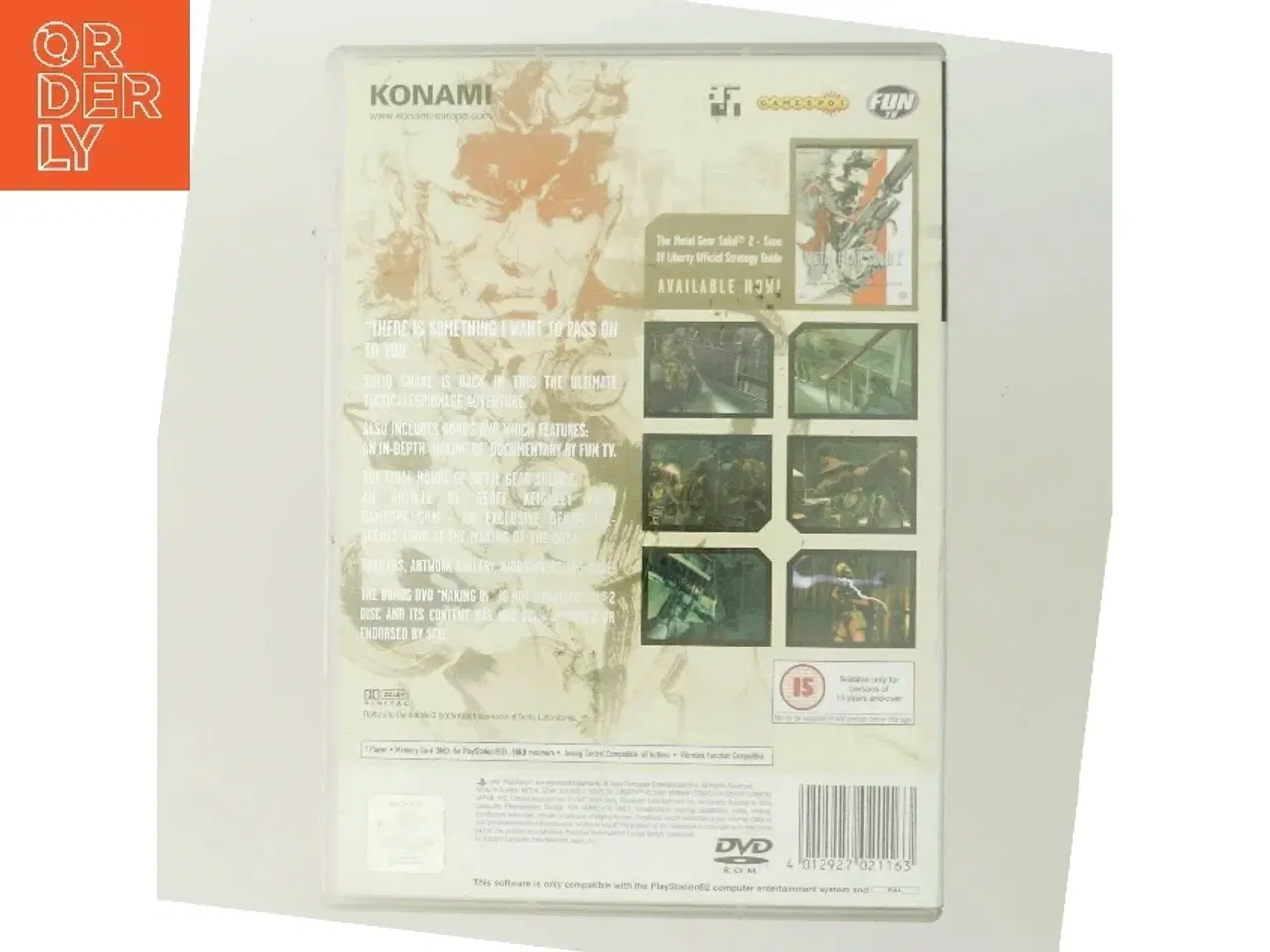 Billede 3 - Metal Gear Solid 2: Sons of Liberty (DVD)
