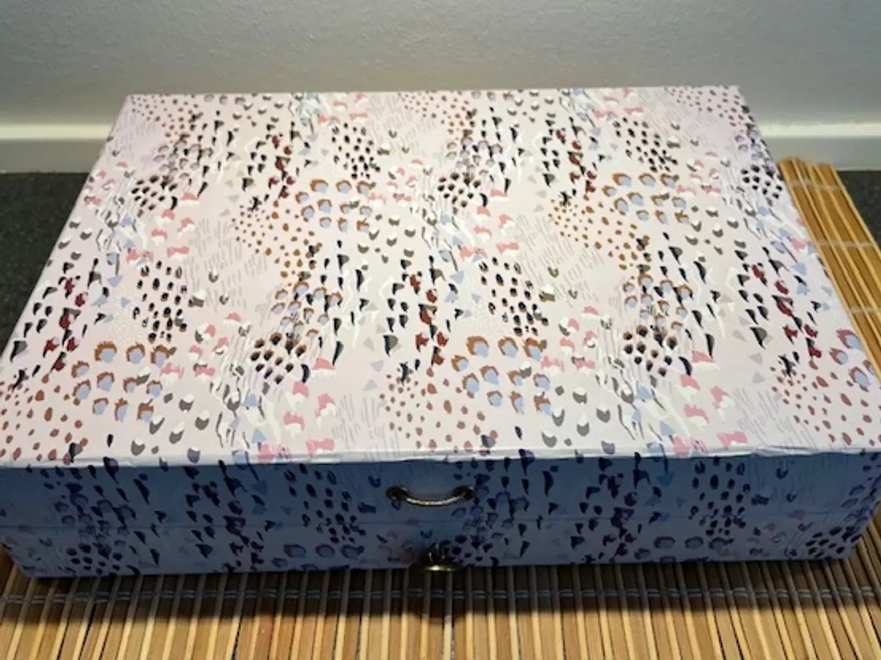 Billede 3 - Smykkeskrin med ruminddeling rosa 31x23x7cm