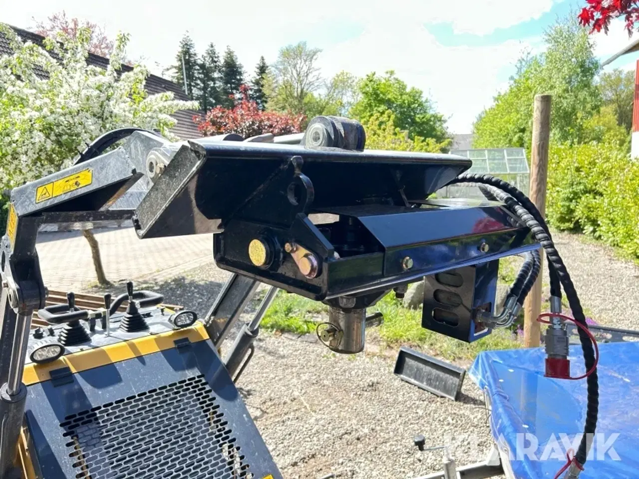 Billede 3 - Pælbor med hydraulisk motor