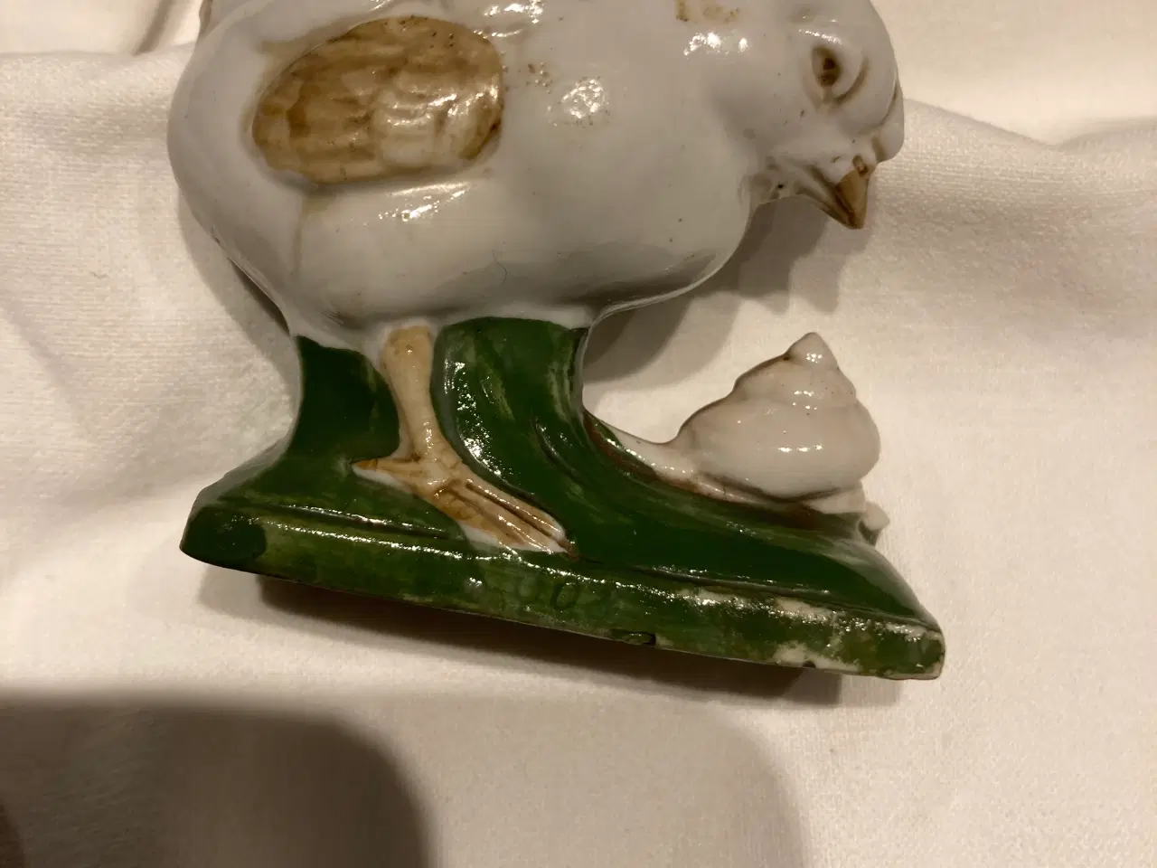 Billede 1 - Antik kylling figur