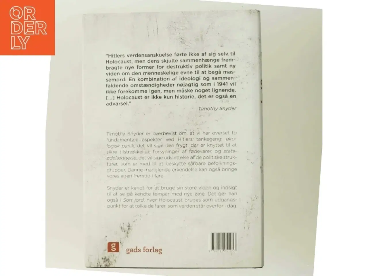 Billede 3 - Sort jord : Holocaust som historie og advarsel af Timothy Snyder (Bog)