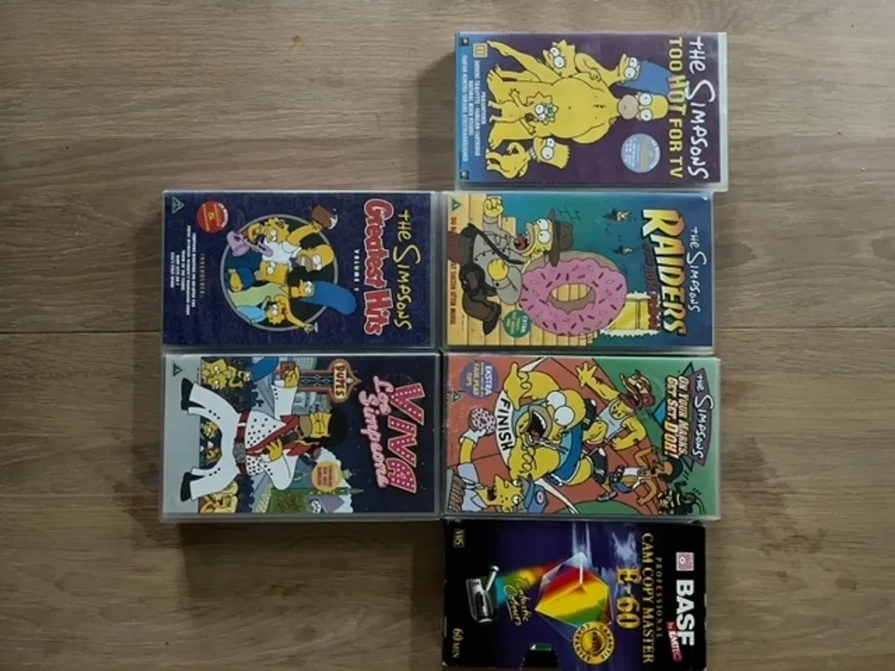 Billede 1 - The Simpsons, Lucky Luke og Dragon ball (VHS)