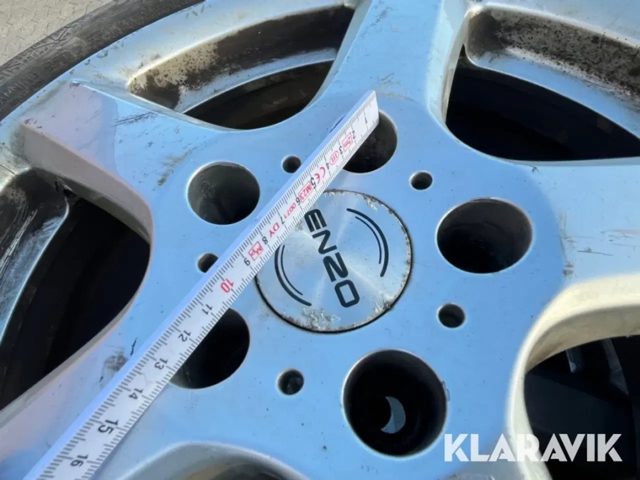 Billede 6 - Alufælge med dæk Continental/Goodyear 205/55-16