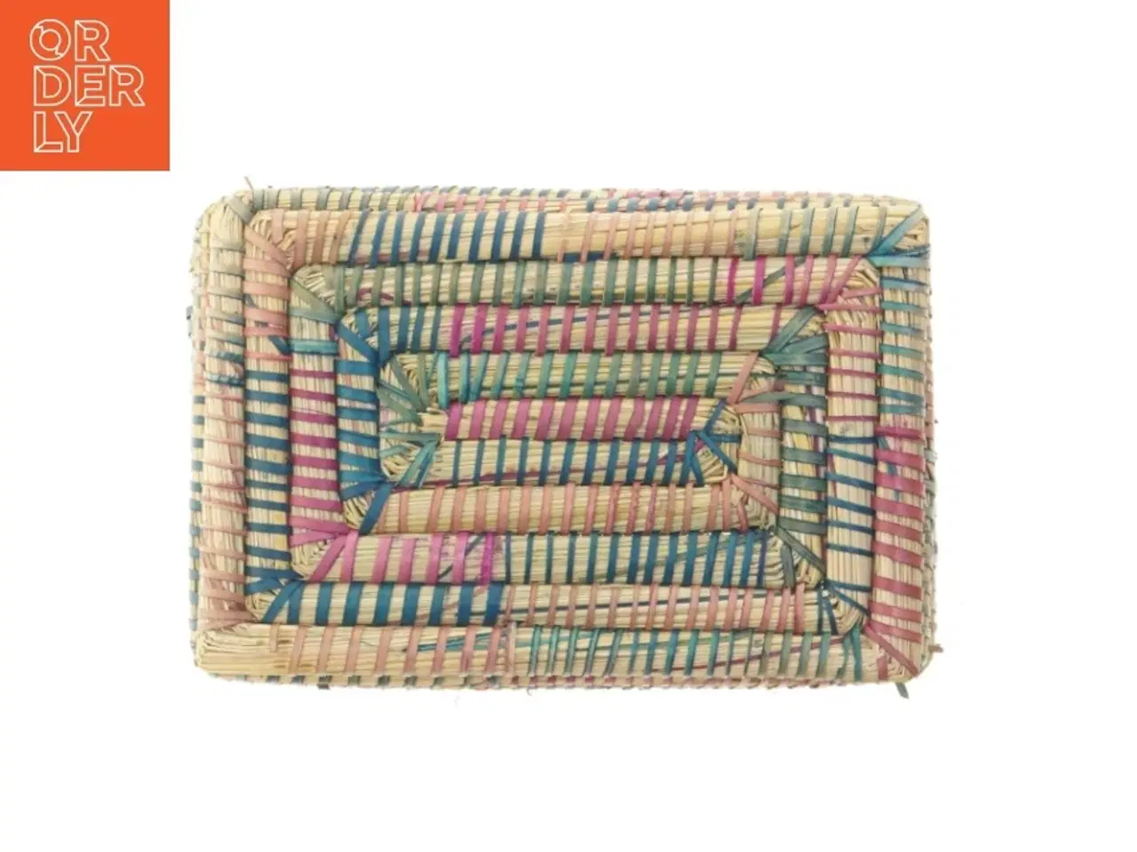 Billede 4 - Flettet kurv (str. 31x19 cm)