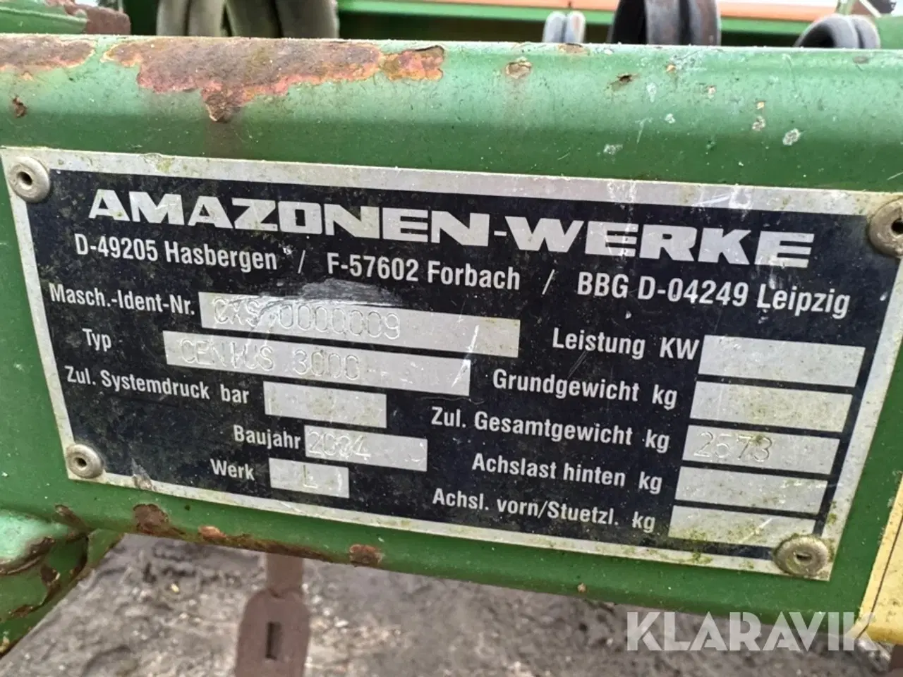 Billede 5 - Harve med såmaskine Amazone Genius 3000 med C-Drill 3000