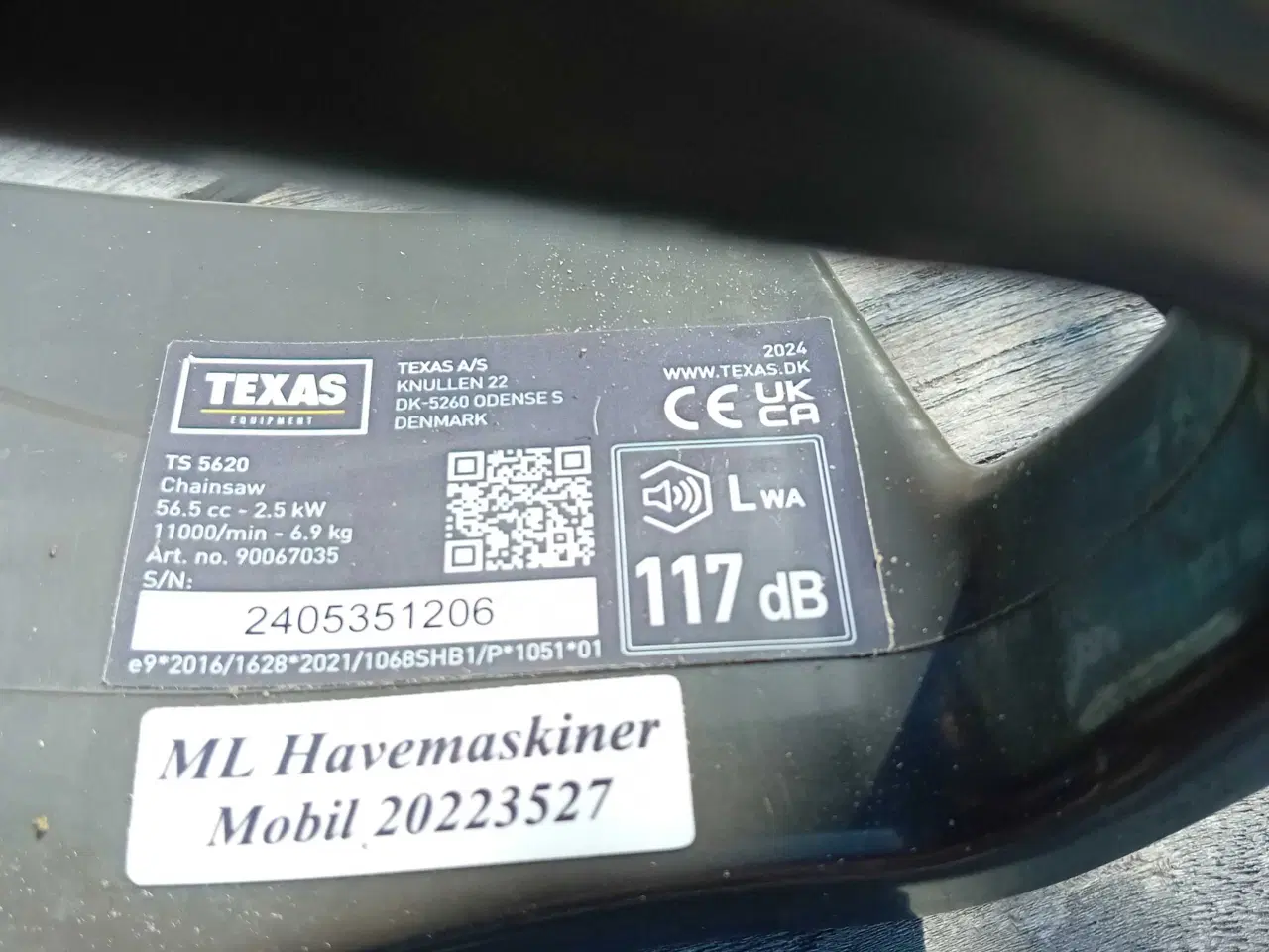 Billede 5 - Ny Texas motorsav 20" , 4 nye kæder og skærerbukse