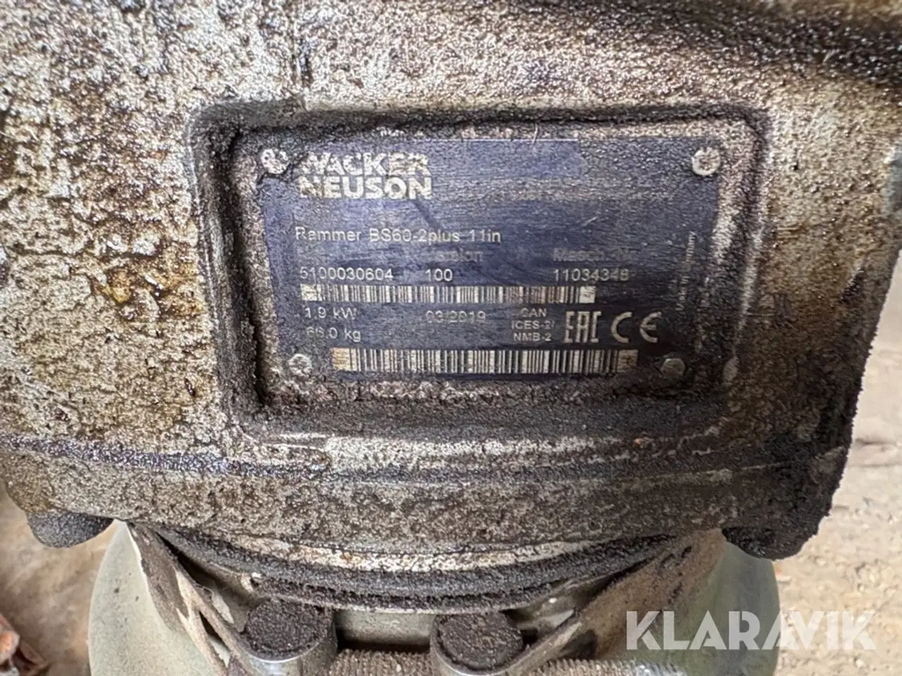 Billede 4 - Jordloppe Wacker Neuson Bs60-2plus