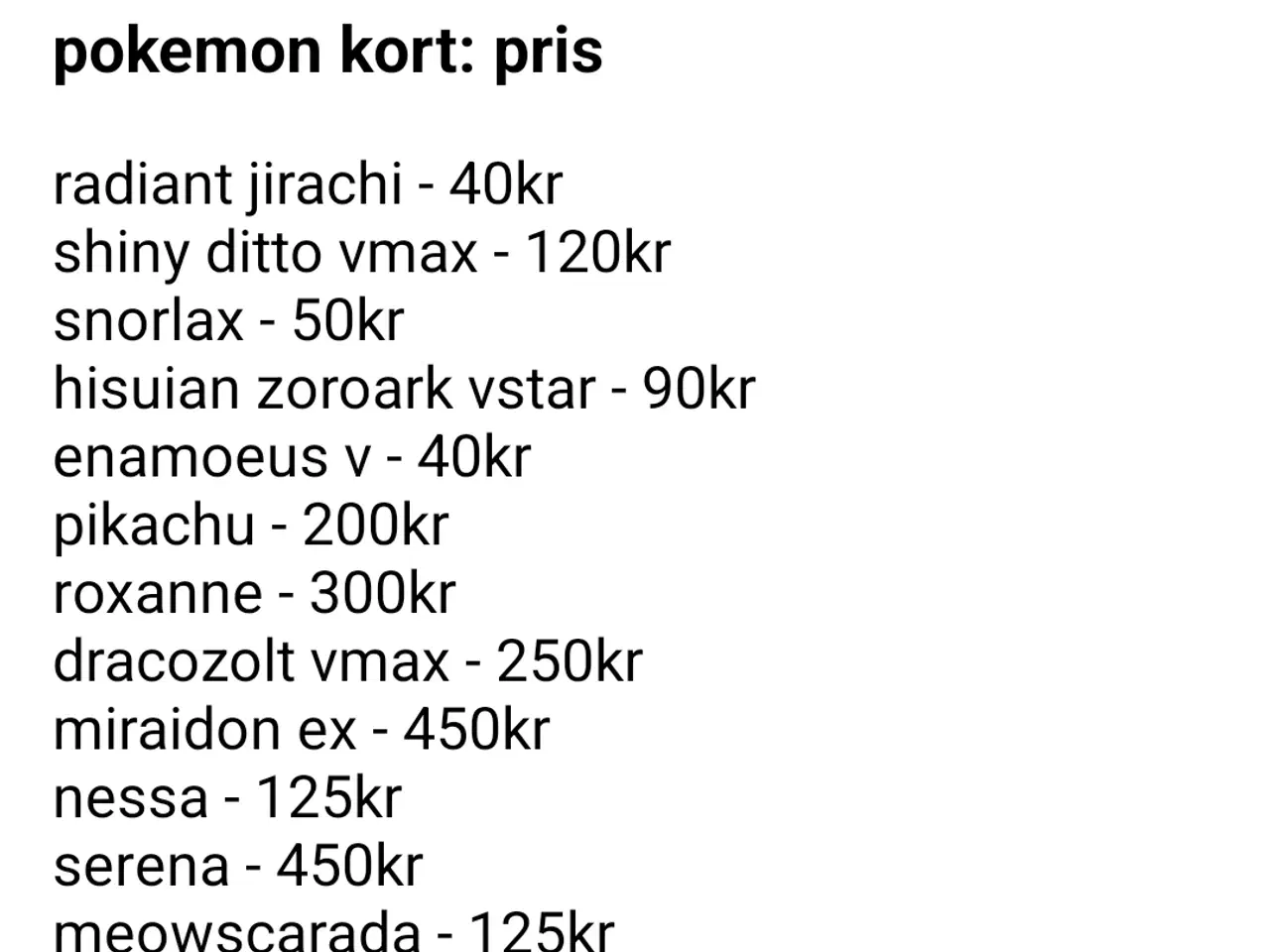 Billede 4 - Pokemon kort til salg 