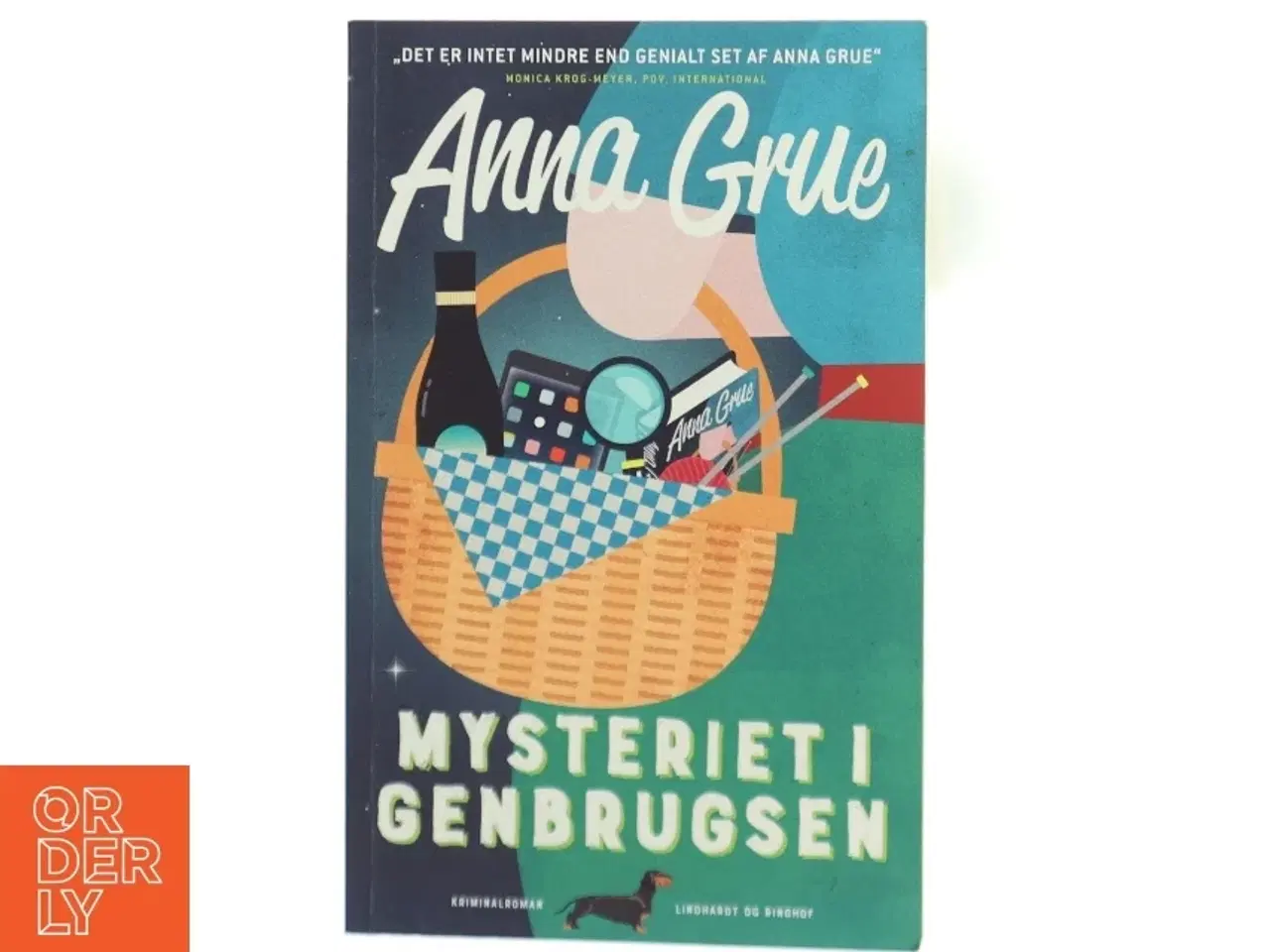 Billede 1 - Mysteriet i Genbrugsen : kriminalroman af Anna Grue (Bog)