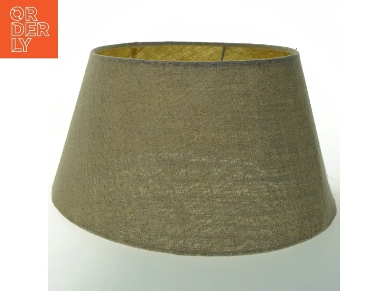Billede 1 - Lys Lampeskærm i hørstof fra Villa Collection (str. Ø 36 cm)