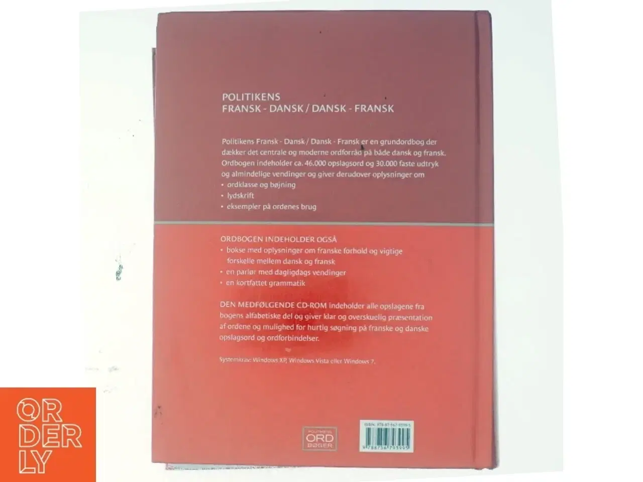 Billede 3 - Fransk-dansk, Dansk Fransk ordbog (Bog)