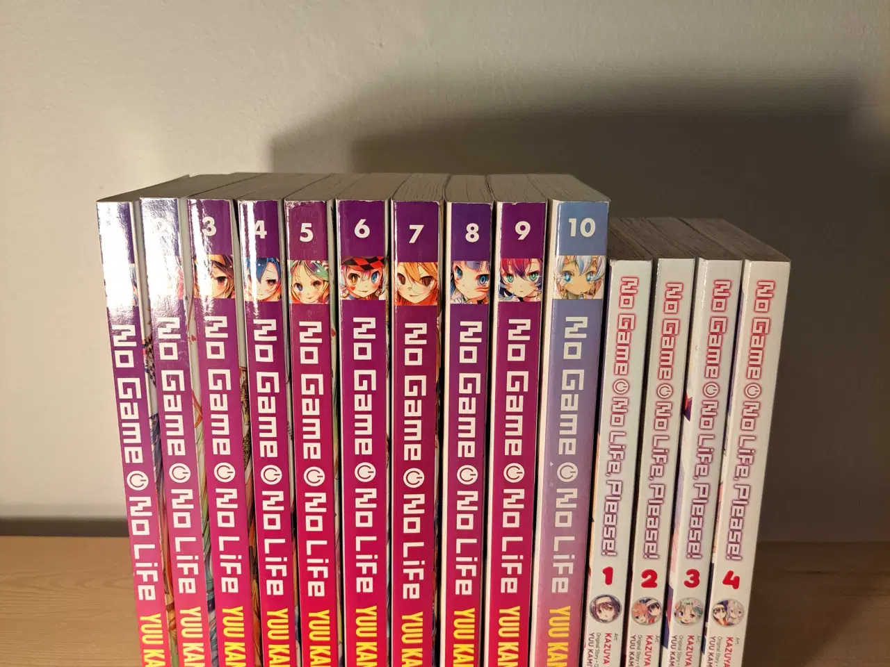 Billede 1 - No game no life light novels (1-10) + No game no l