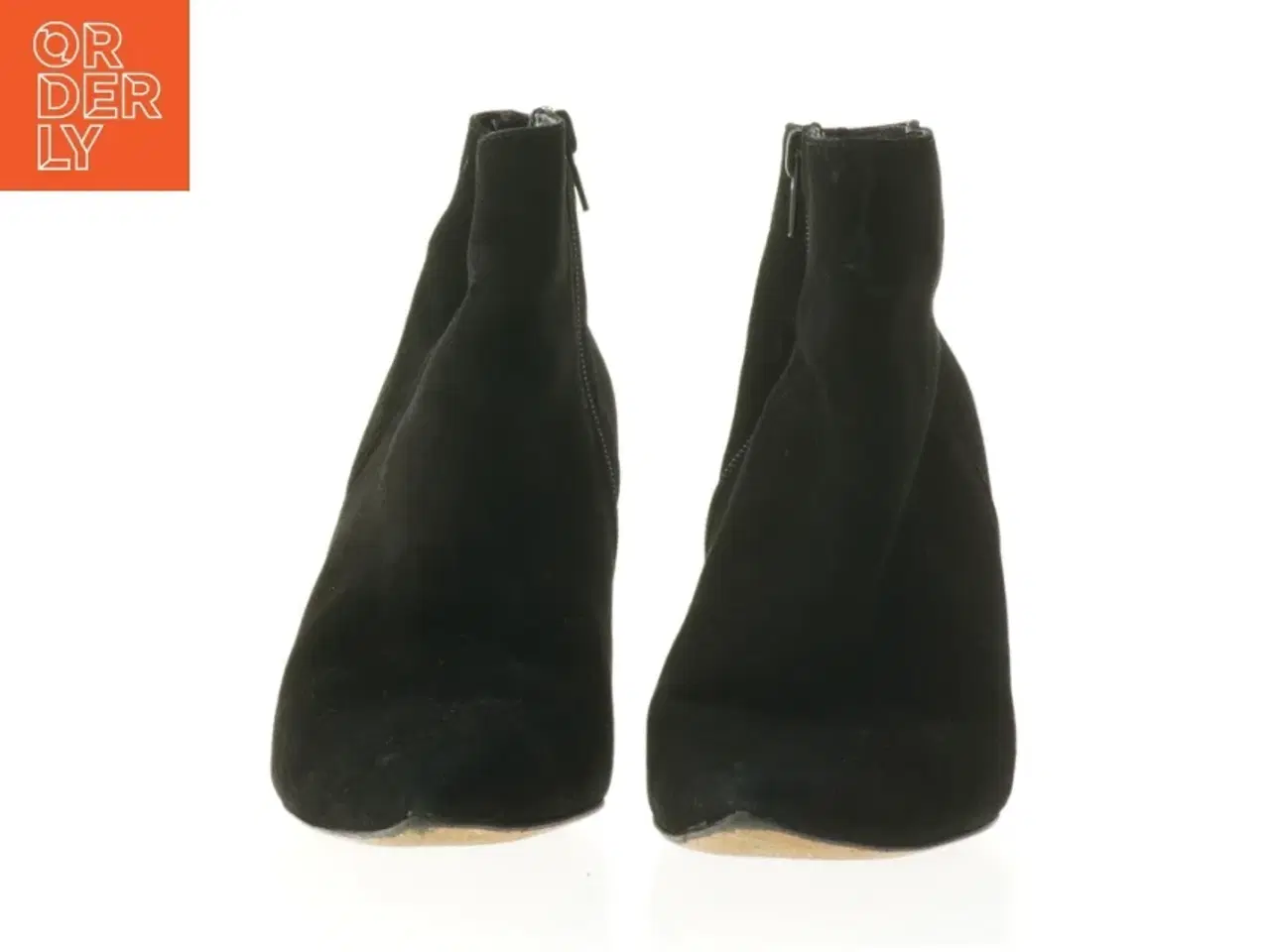 Billede 3 - Sorte ankelstøvler i ruskind (str. 38 )